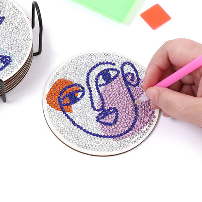 DIY Header Diamond Painting Coasters