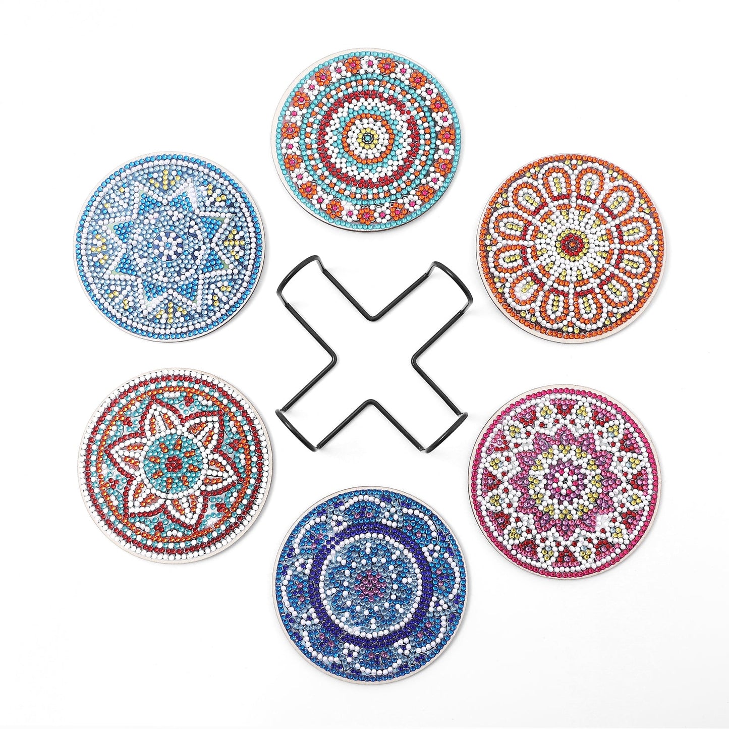 DIY Mandala H Diamond Painting Coasters