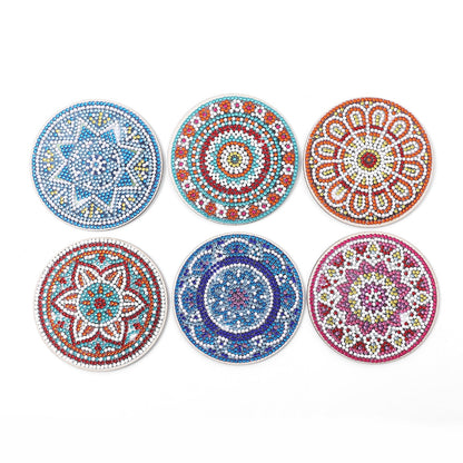 DIY Mandala H Diamond Painting Coasters