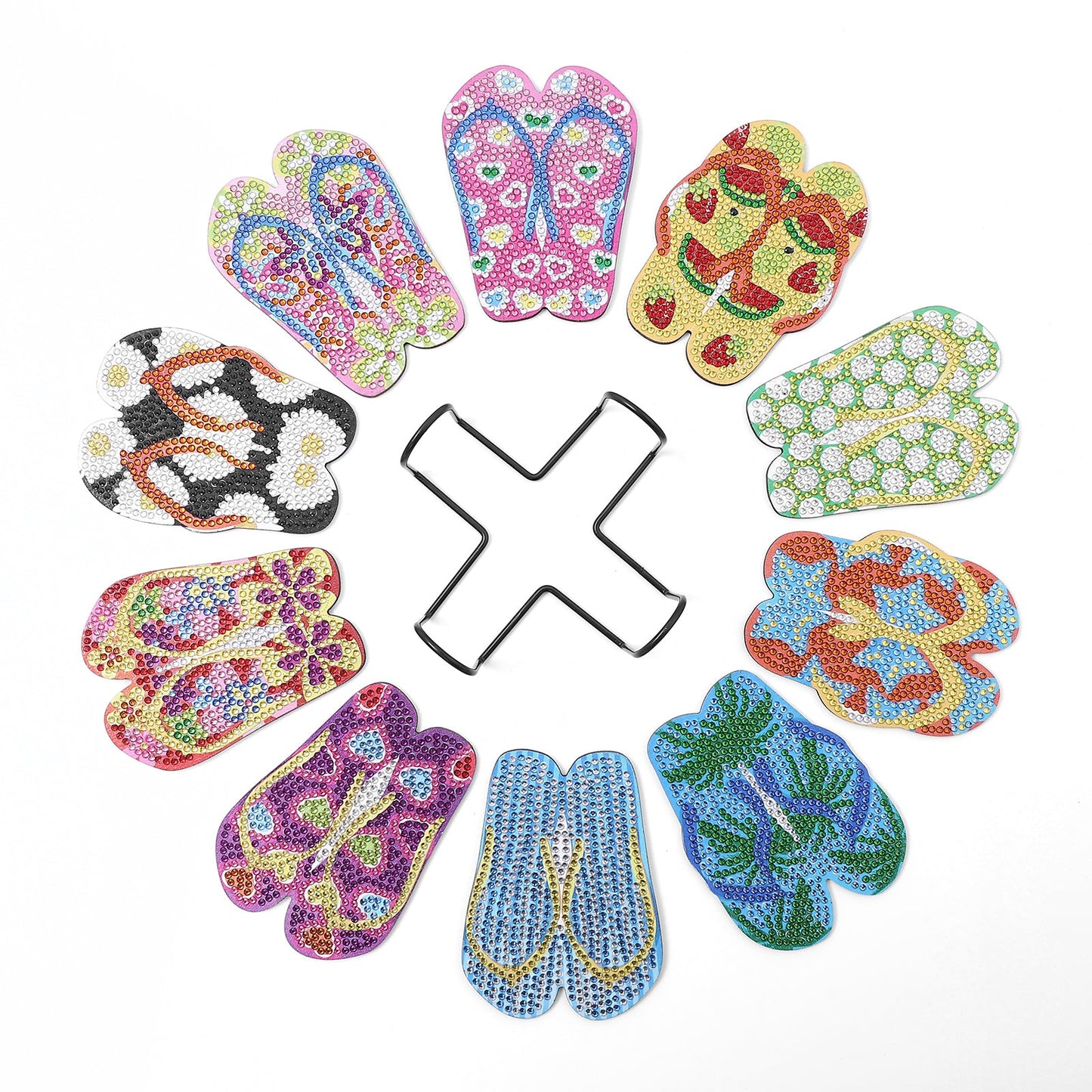 DIY Slippers A Diamond Painting Coasters