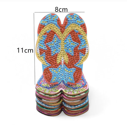 DIY Slippers A Diamond Painting Coasters