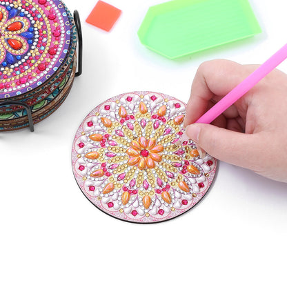 DIY Mandala I Diamond Painting Coasters