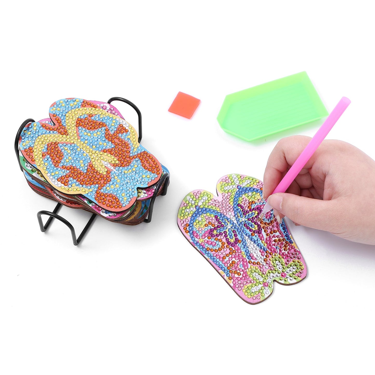 DIY Slippers A Diamond Painting Coasters