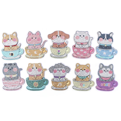 DIY Dog B Diamond Painting Coasters