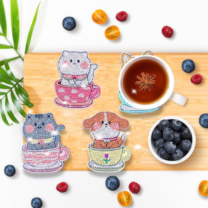 DIY Dog B Diamond Painting Coasters