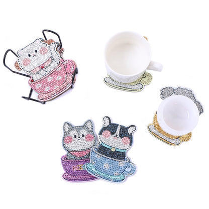 DIY Dog B Diamond Painting Coasters