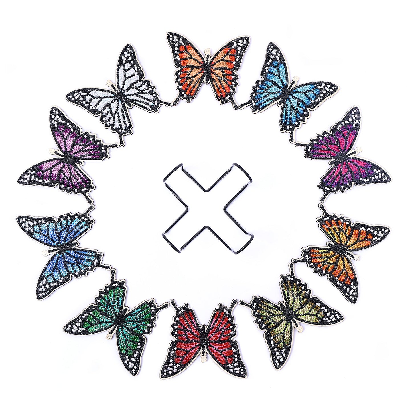 DIY Butterfly D Diamond Painting Coasters