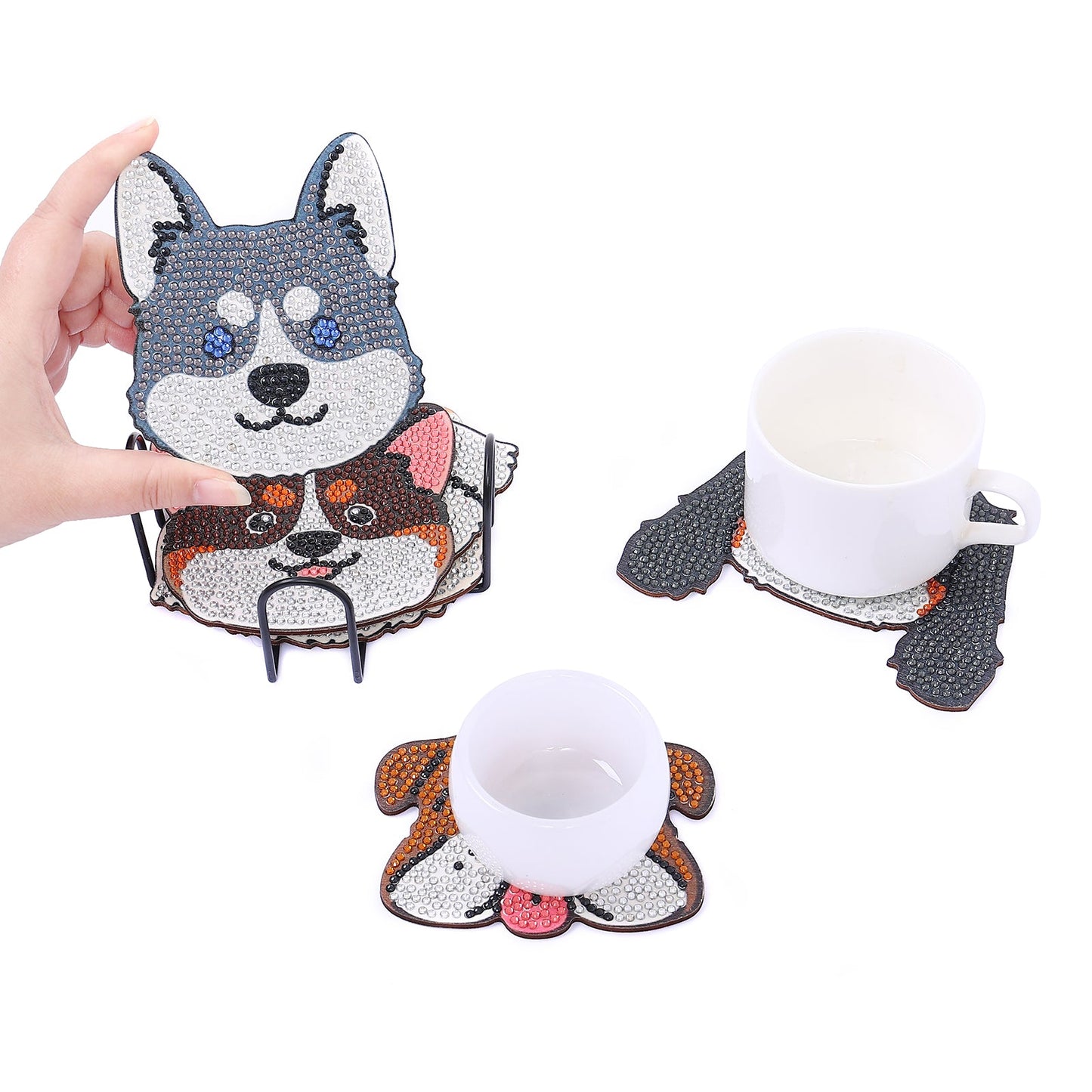 DIY Dog A Diamond Painting Coasters