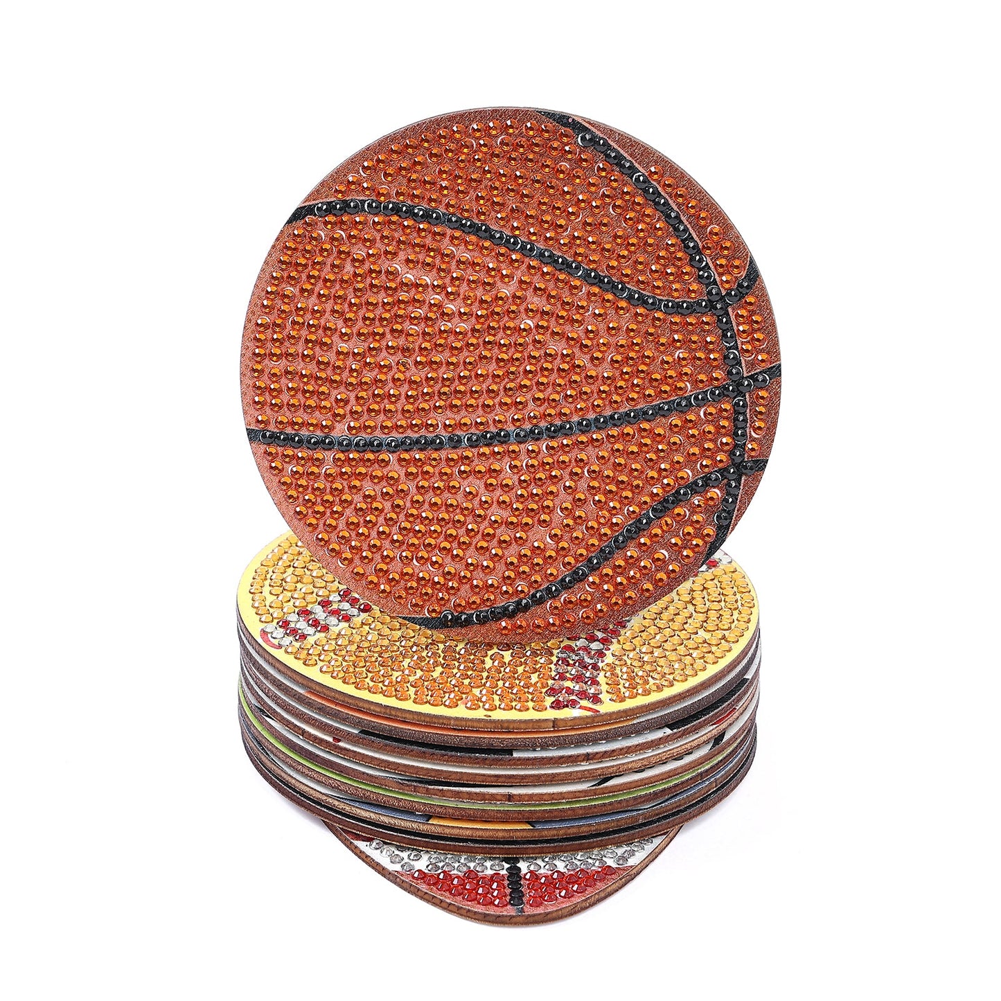 DIY Ball Diamond Painting Coasters