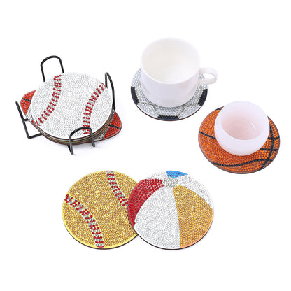 DIY Ball Diamond Painting Coasters