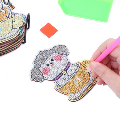 DIY Dog B Diamond Painting Coasters