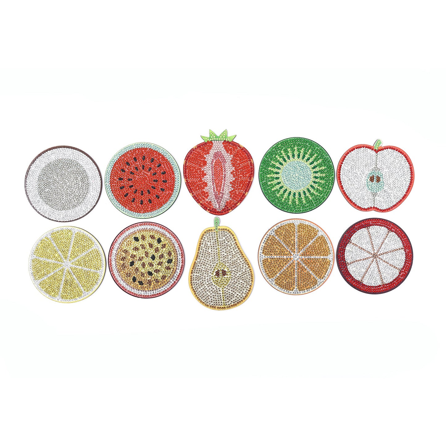 DIY Fruits A Diamond Painting Coasters