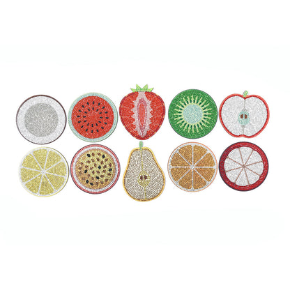 DIY Fruits A Diamond Painting Coasters