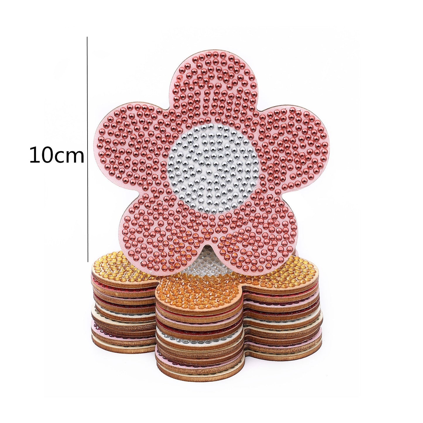 DIY Flower E Diamond Painting Coasters