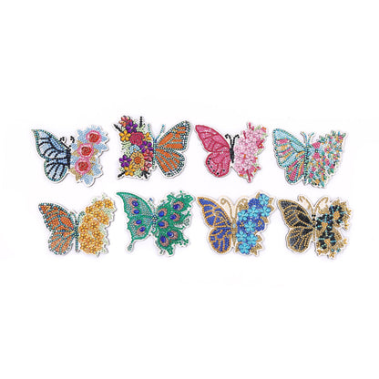 DIY Butterfly E Diamond Painting Coasters