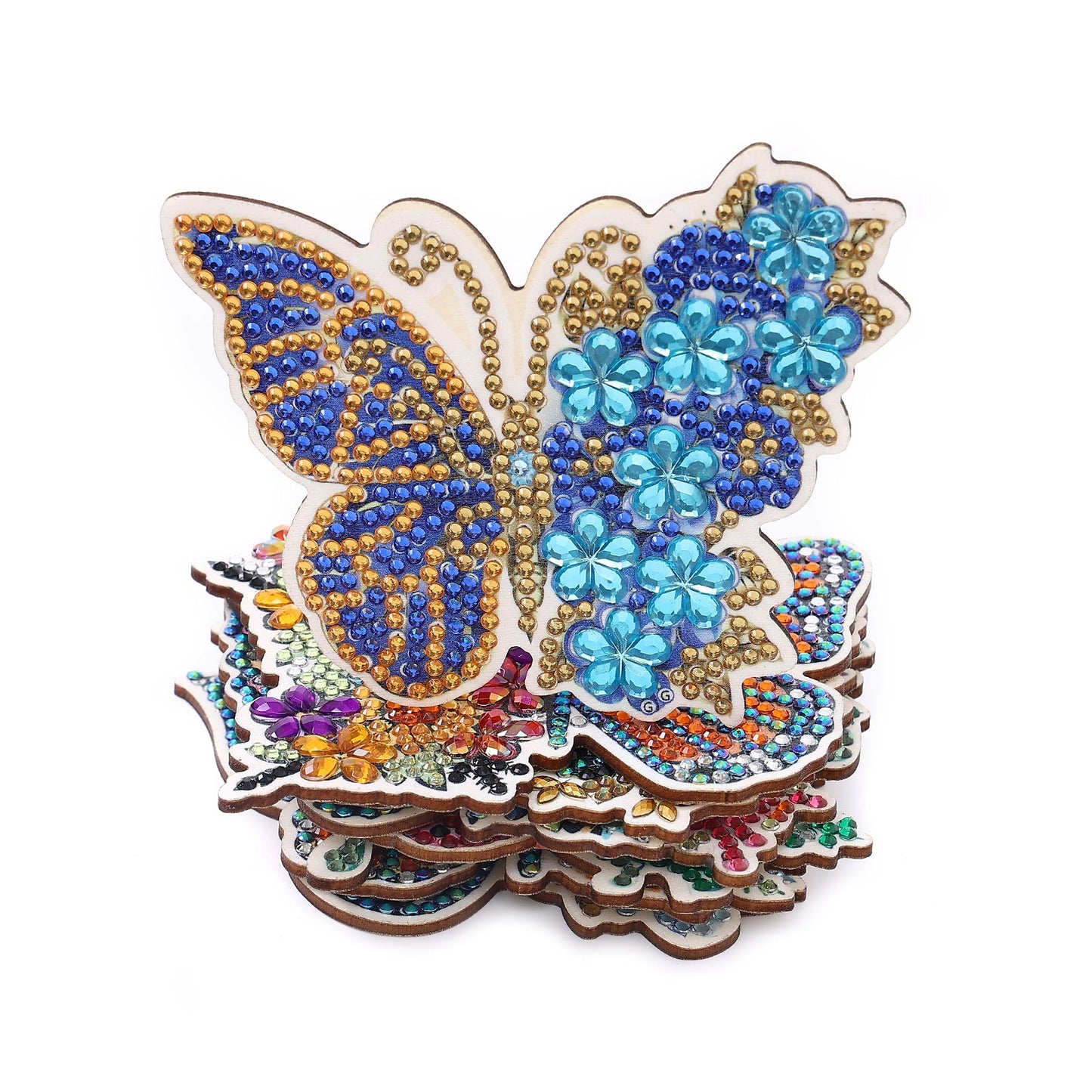 DIY Butterfly E Diamond Painting Coasters