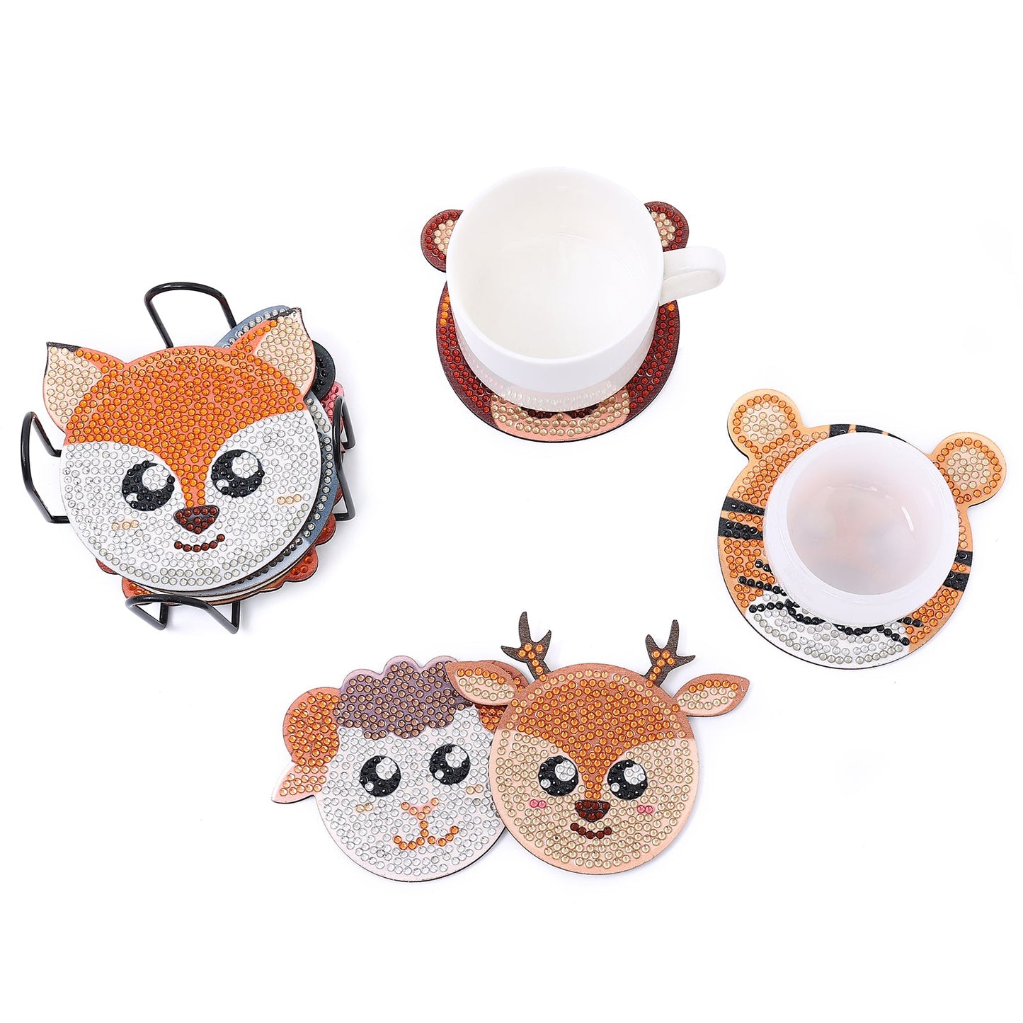 DIY Animal G Diamond Painting Coasters