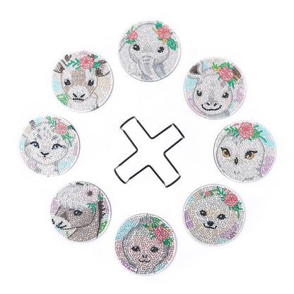 DIY Animal A Diamond Painting Coasters