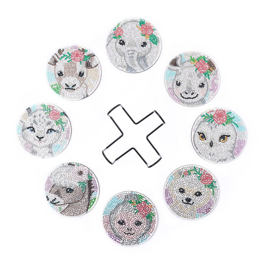 DIY Animal I Diamond Painting Coasters