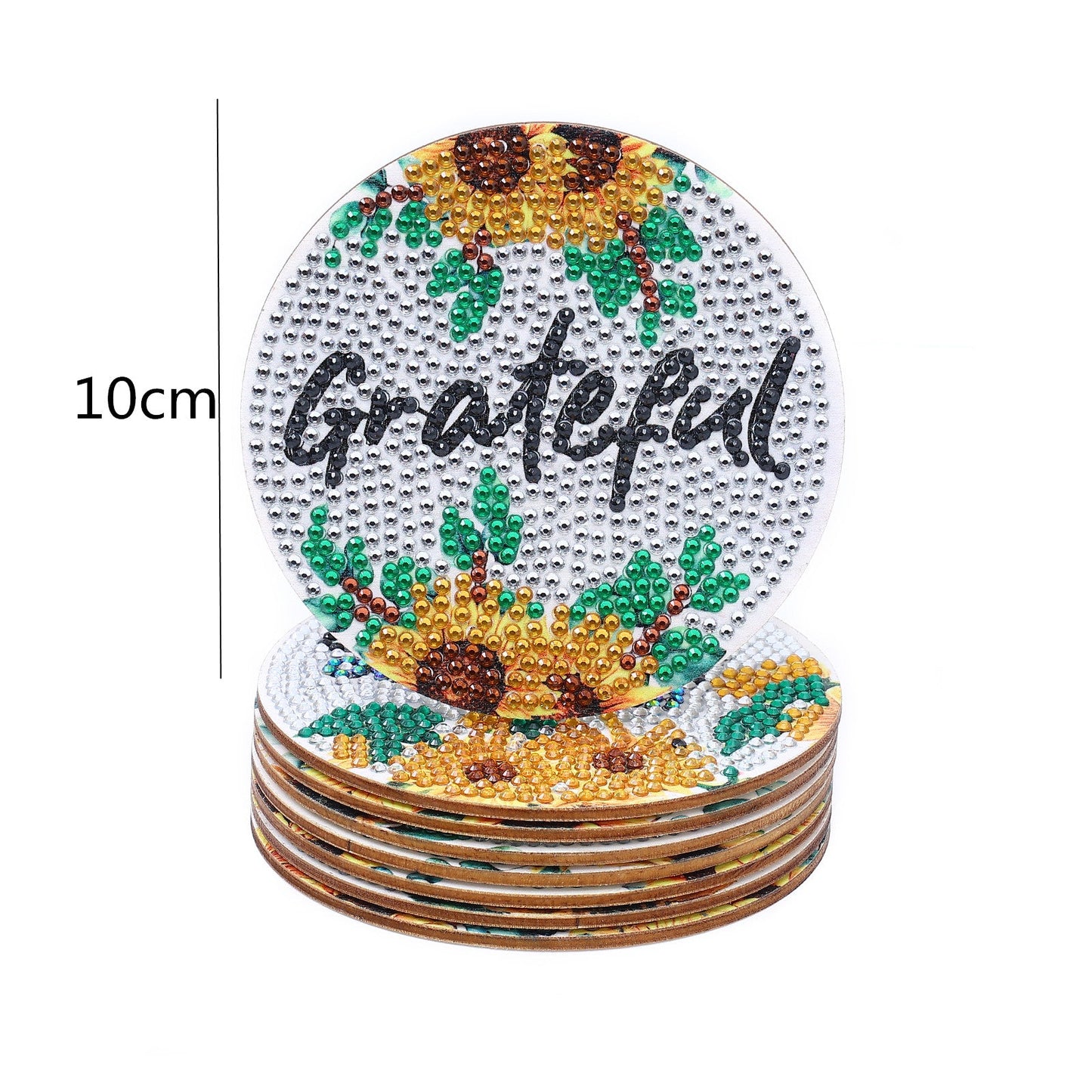 DIY Flower D Diamond Painting Coasters