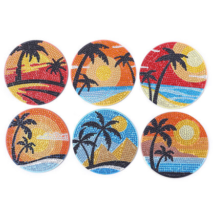DIY Scenery B Diamond Painting Coasters