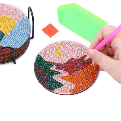 DIY Scenery K Diamond Painting Coasters