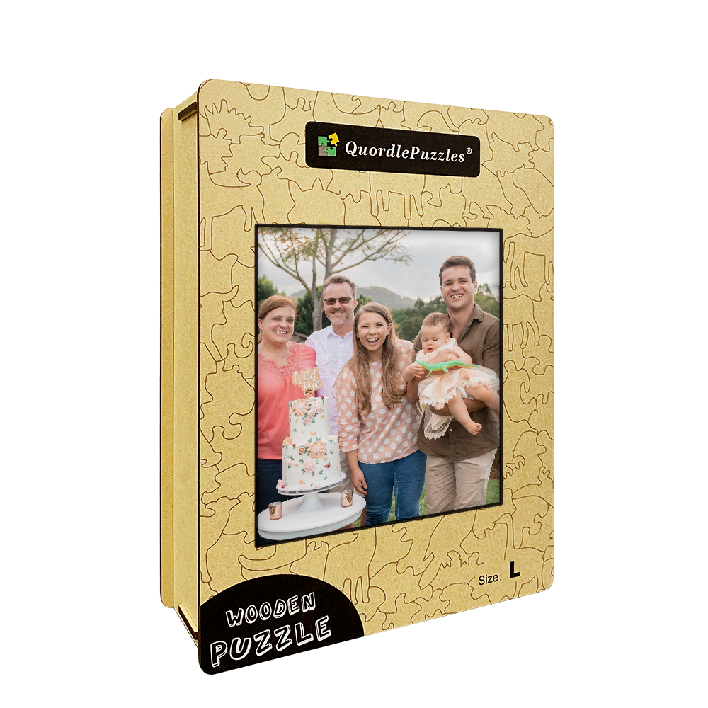 Upload photo custom wooden jigsaw puzzle