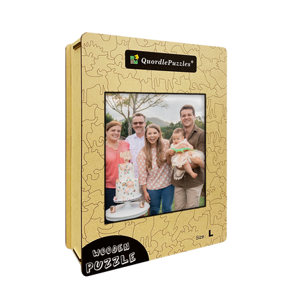 Upload photo custom wooden jigsaw puzzle
