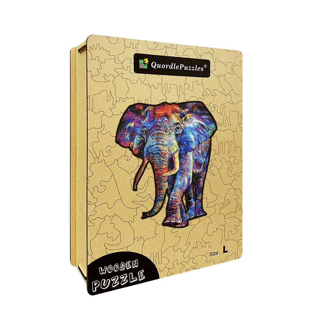 🔥LAST DAY 80% OFF-Abstract Colorful Animal Art Elephant