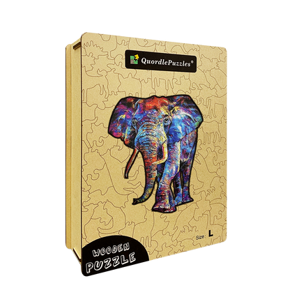 🔥LAST DAY 80% OFF-Abstract Colorful Animal Art Elephant