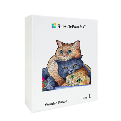🔥LAST DAY 80% OFF-Three Cats Puzzle