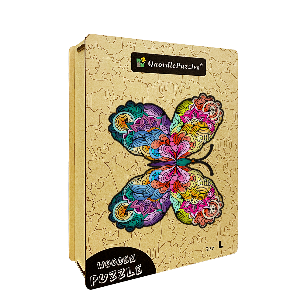 🔥LAST DAY 80% OFF-BUTTERFLY COLORFUL EDITION JIGSAW PUZZLE