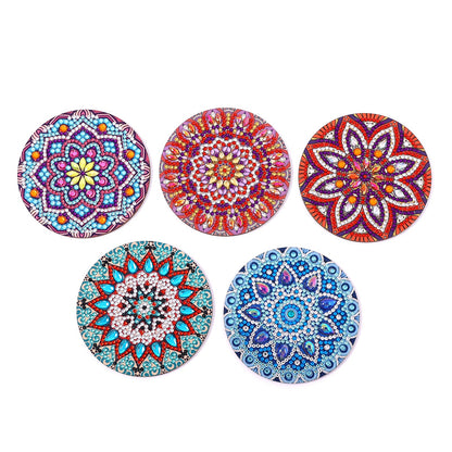 DIY Mandala F Diamond Painting Coasters