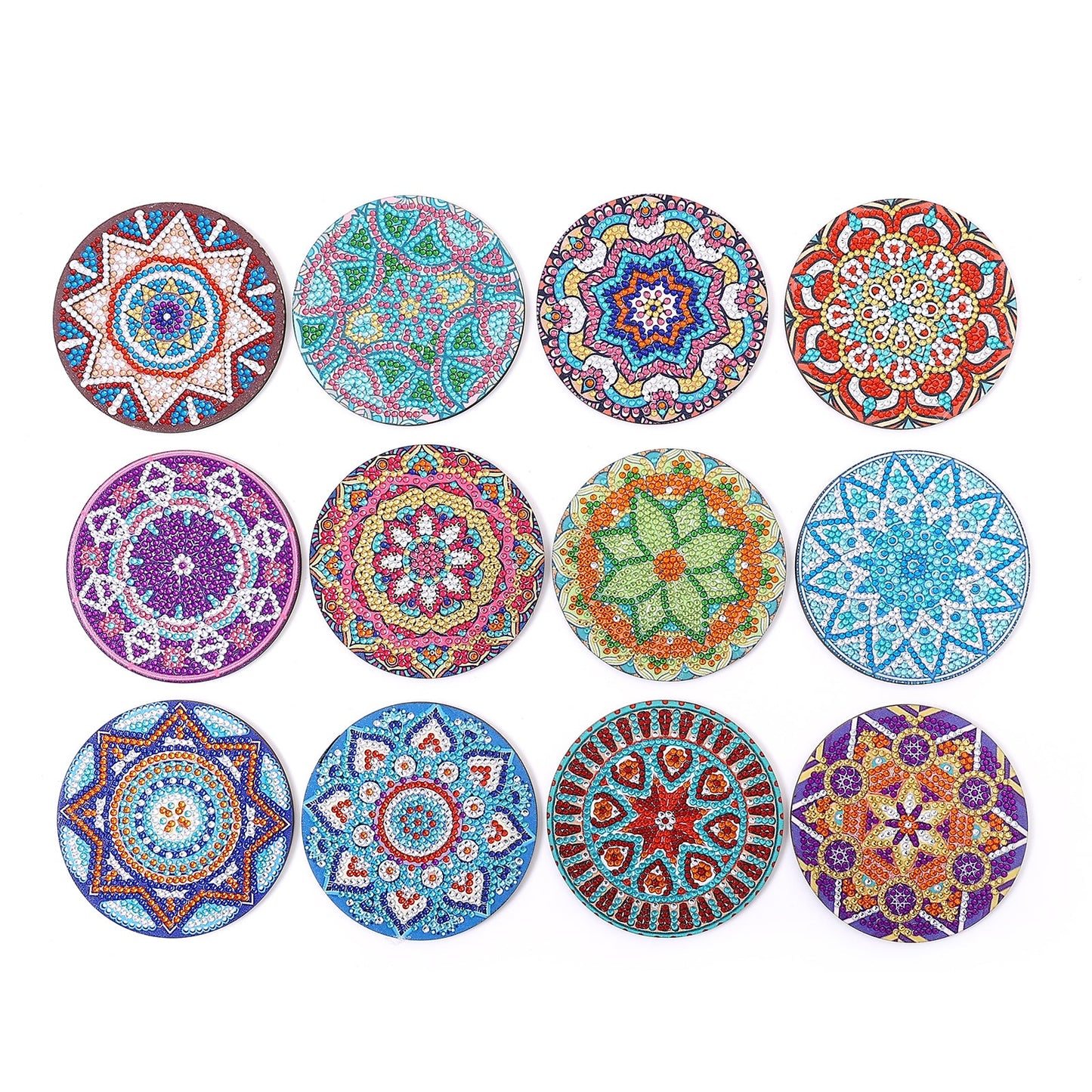 DIY Mandala K Diamond Painting Coasters