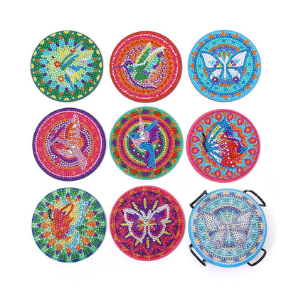 DIY Animal F Diamond Painting Coasters