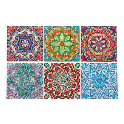 DIY Mandala G Diamond Painting Coasters