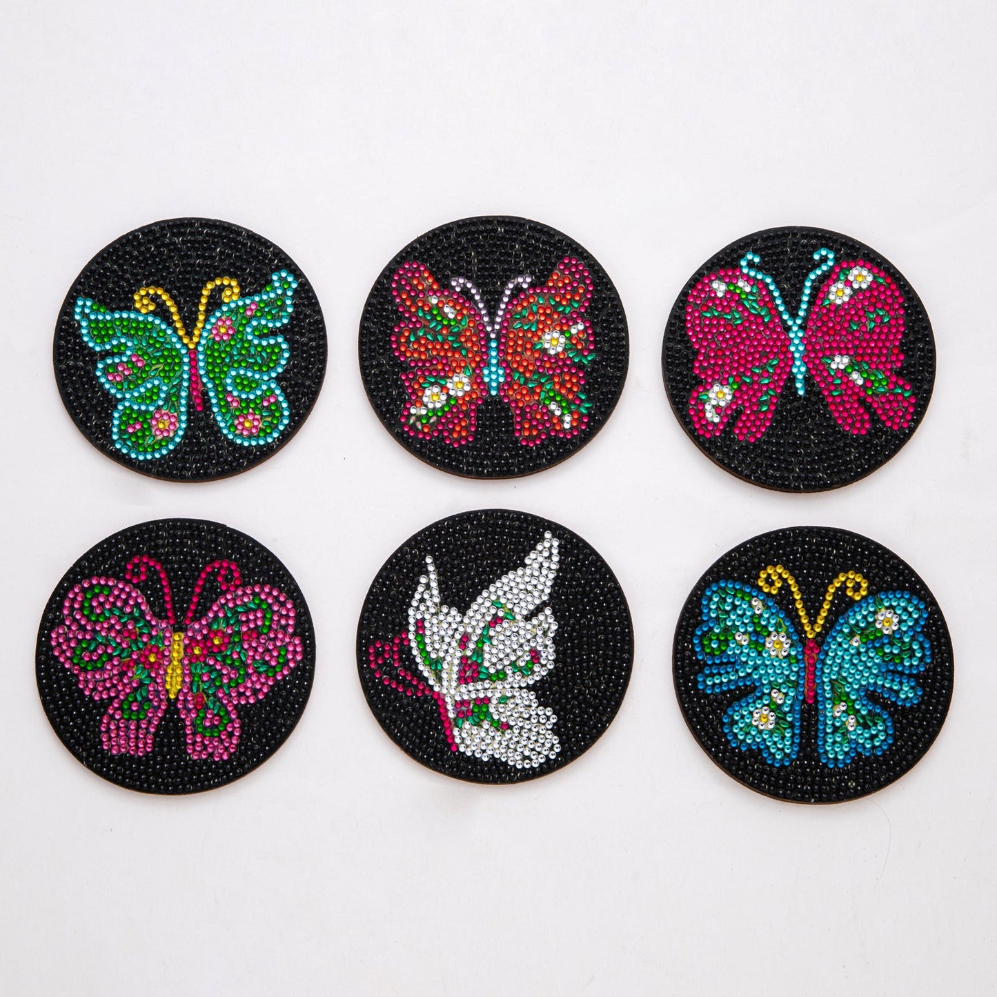 DIY Butterfly A Diamond Painting Coasters
