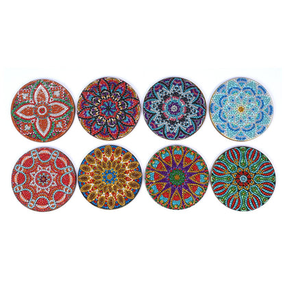 DIY Mandala B Diamond Painting Coasters