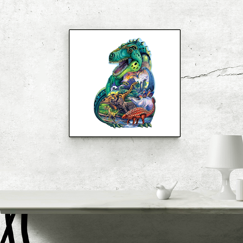 🔥LAST DAY 80% OFF-Dinosaurs and Volcanoes puzzle