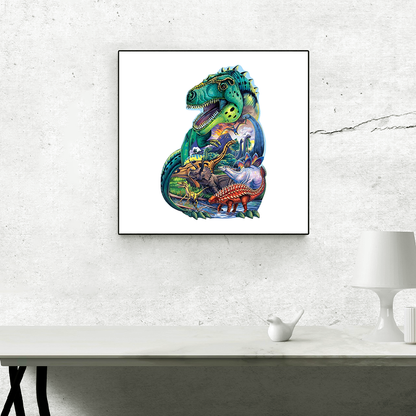 🔥LAST DAY 80% OFF-Dinosaurs and Volcanoes puzzle