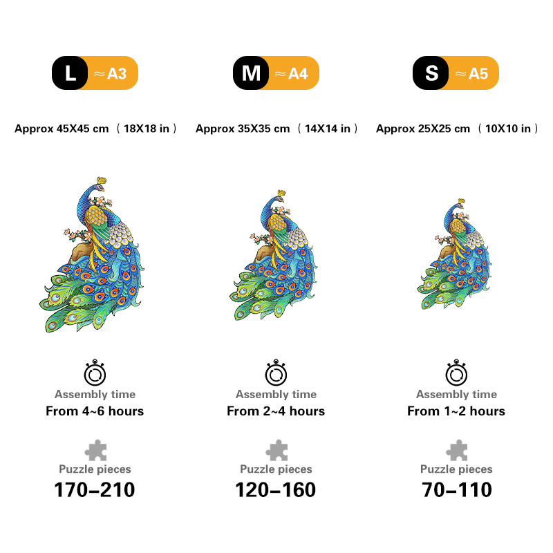 🔥Last Day 80% OFF-Blue Feather Peacock Jigsaw Puzzle