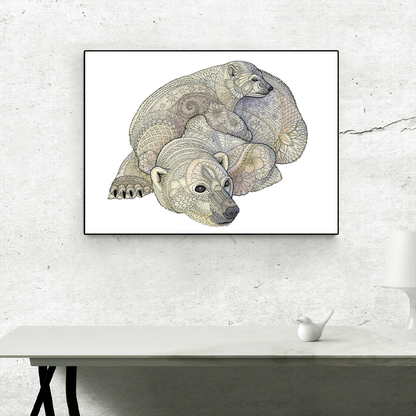 🔥LAST DAY 80% OFF-White Polar Bear Jigsaw Puzzle