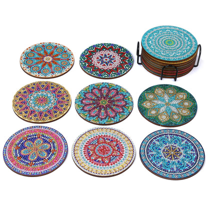 DIY Mandala C Diamond Painting Coasters