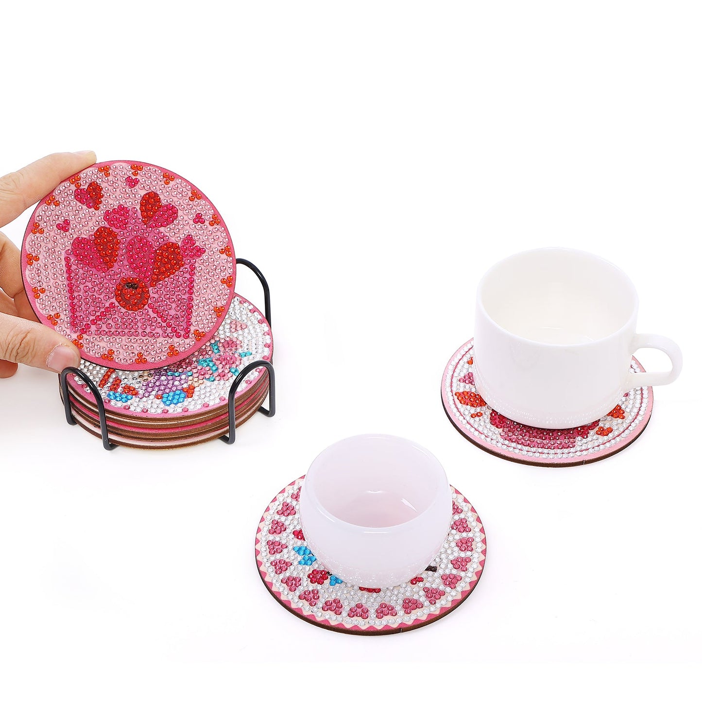 DIY Love A Diamond Painting Coasters