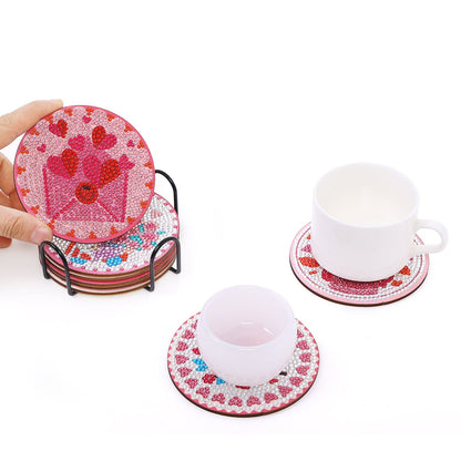 DIY Love A Diamond Painting Coasters