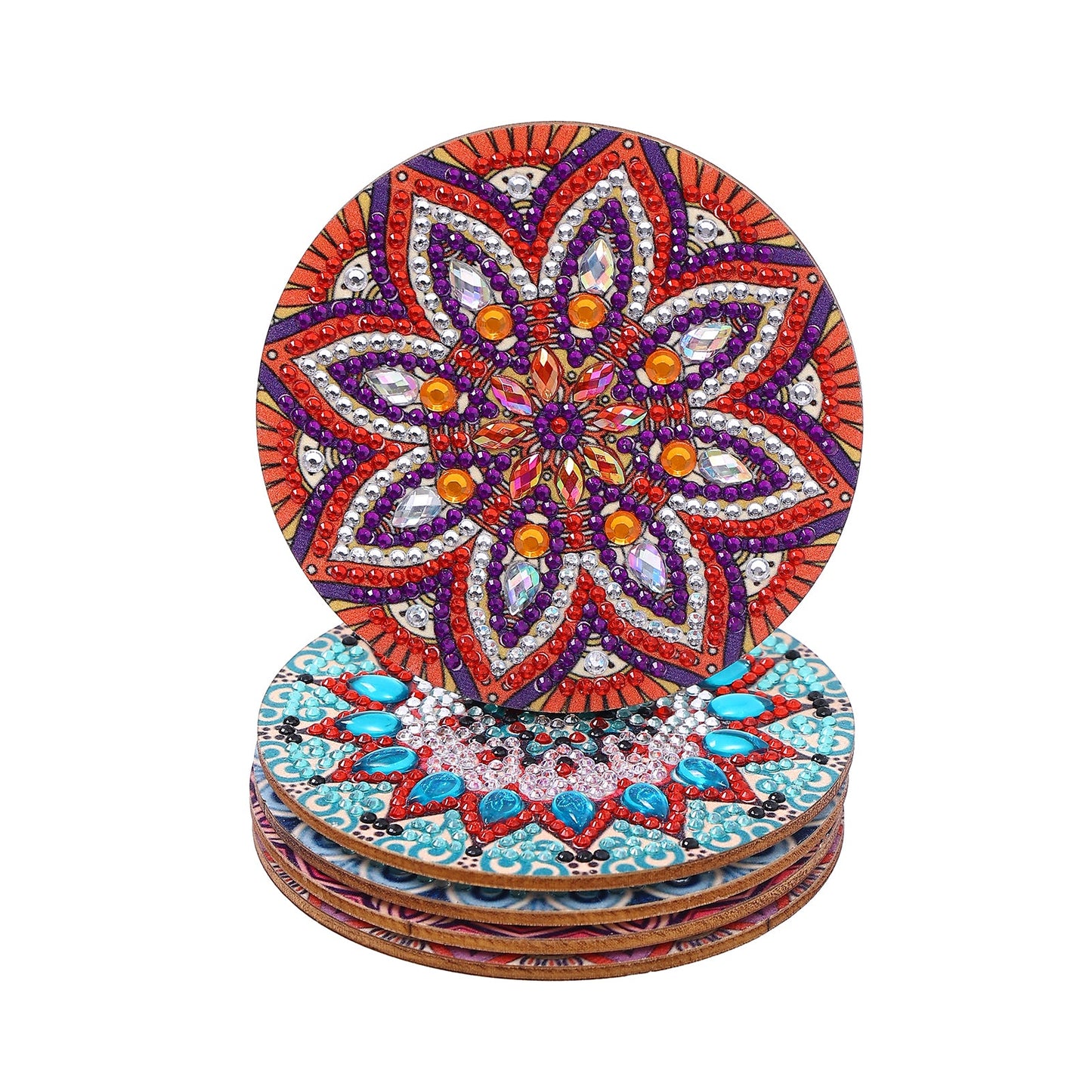 DIY Mandala F Diamond Painting Coasters