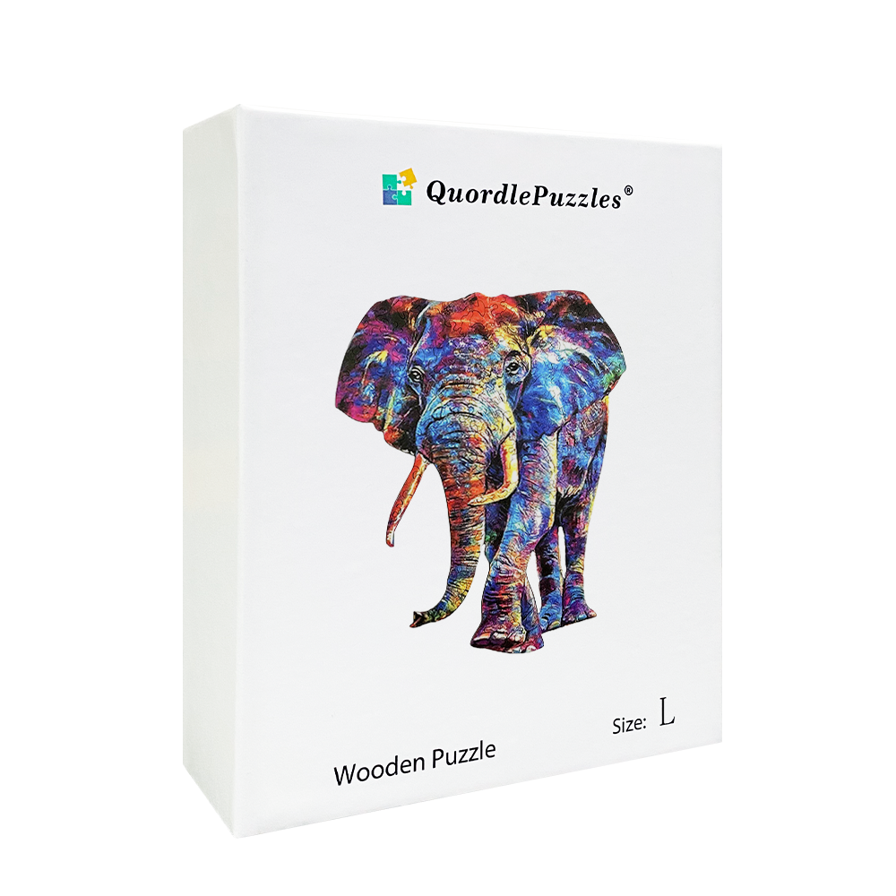 🔥LAST DAY 80% OFF-Abstract Colorful Animal Art Elephant