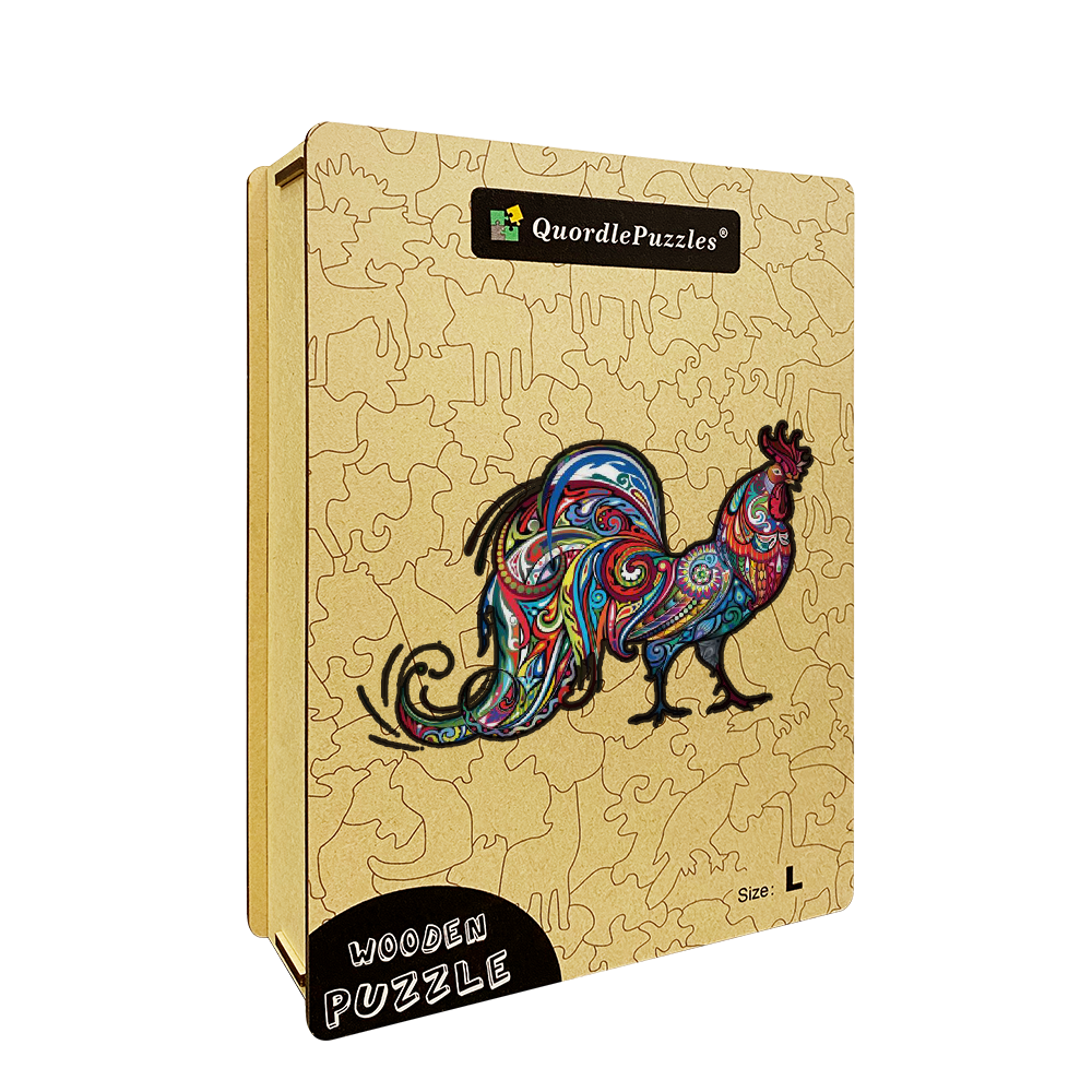 🔥LAST DAY 80% OFF-Colorful Rooster Jigsaw Puzzle