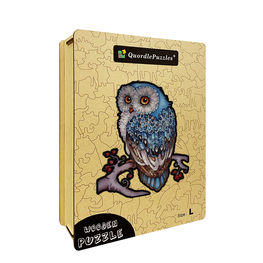 🔥LAST DAY 80% OFF-Blue Tailed Owl Jigsaw Puzzle