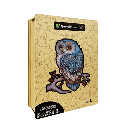🔥LAST DAY 80% OFF-Blue Tailed Owl Jigsaw Puzzle